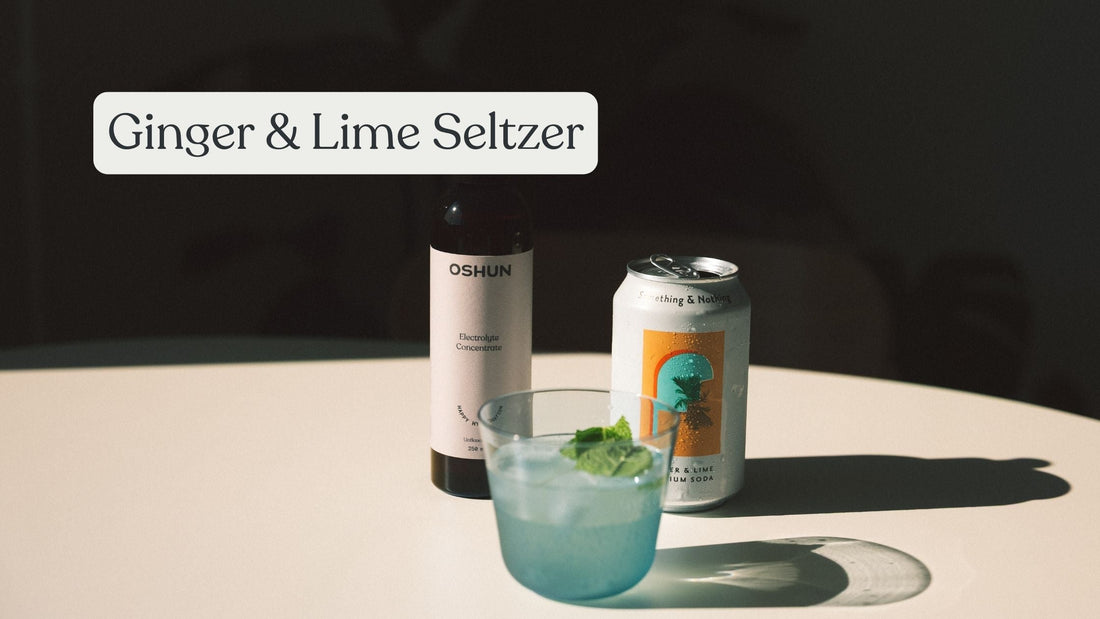 Ginger & Lime Seltzer