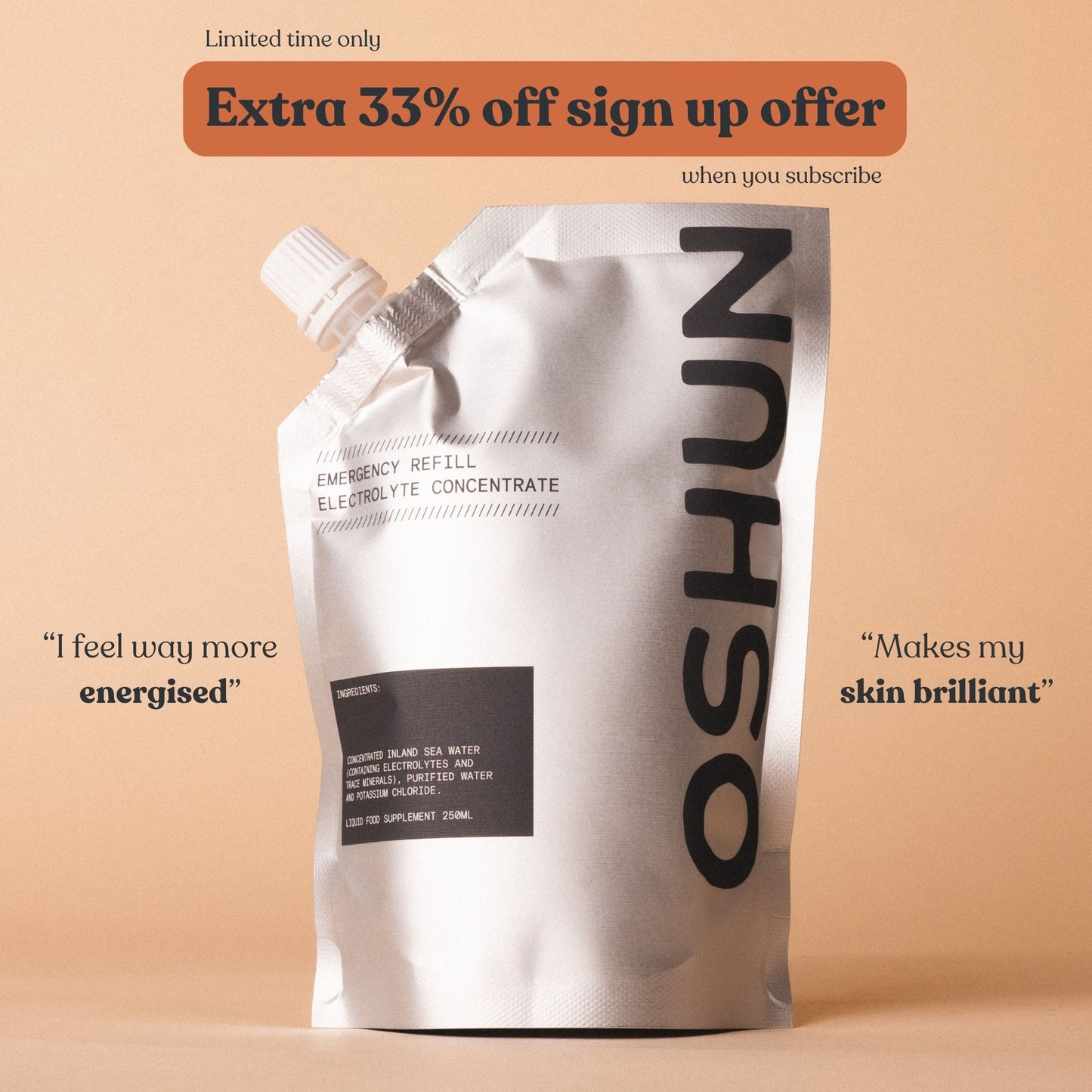 Oshun Electrolytes Refill Pouch